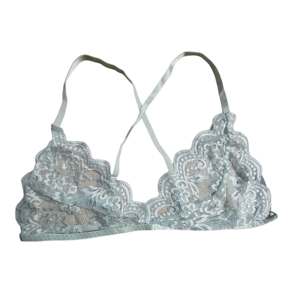 ADOME Women's Mint Green 2-Piece Sexy Bralette and Thong Lingerie Set, Size XXL - Picture 7 of 11